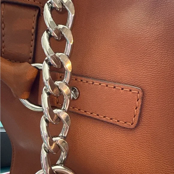 Michael Kors Hamiton Leather Satchel-EUC - Picture 4 of 8